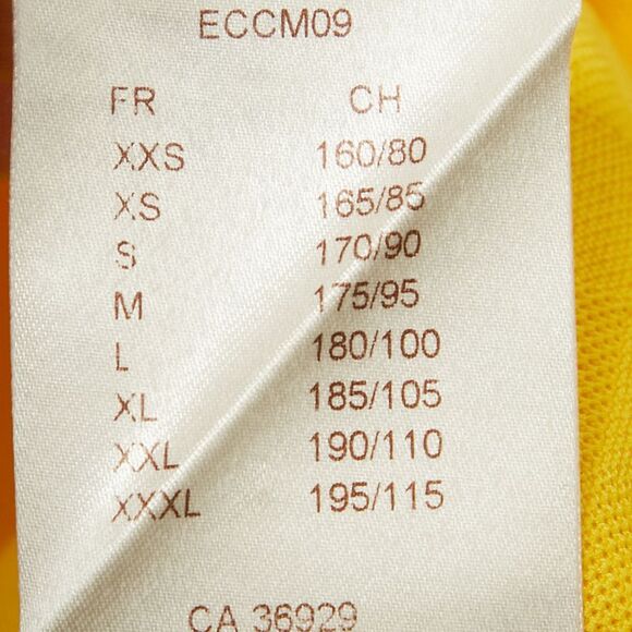 Louis Vuitton Yellow Damier Jacquard Knit Polo T-Shirt Xs - Picture 7 of 7